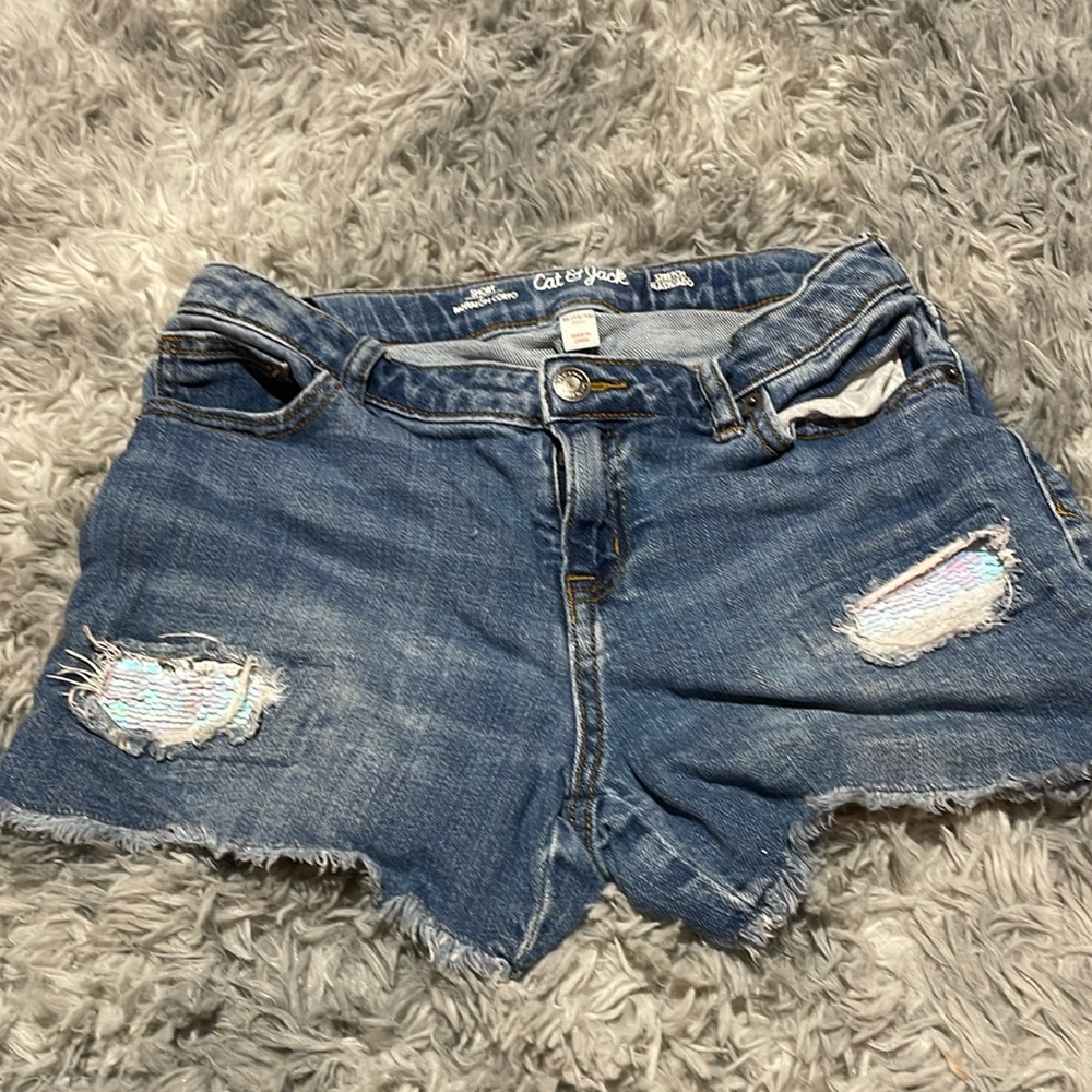 Girls shorts, size 14/16, denim